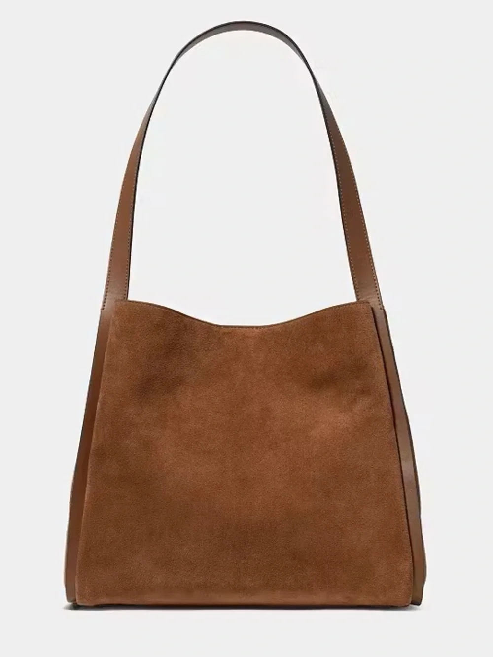 ♠️Kate Spade Knott Suede Large Carryall Shoulder Bag, Warm Gingerbread NEW NWT